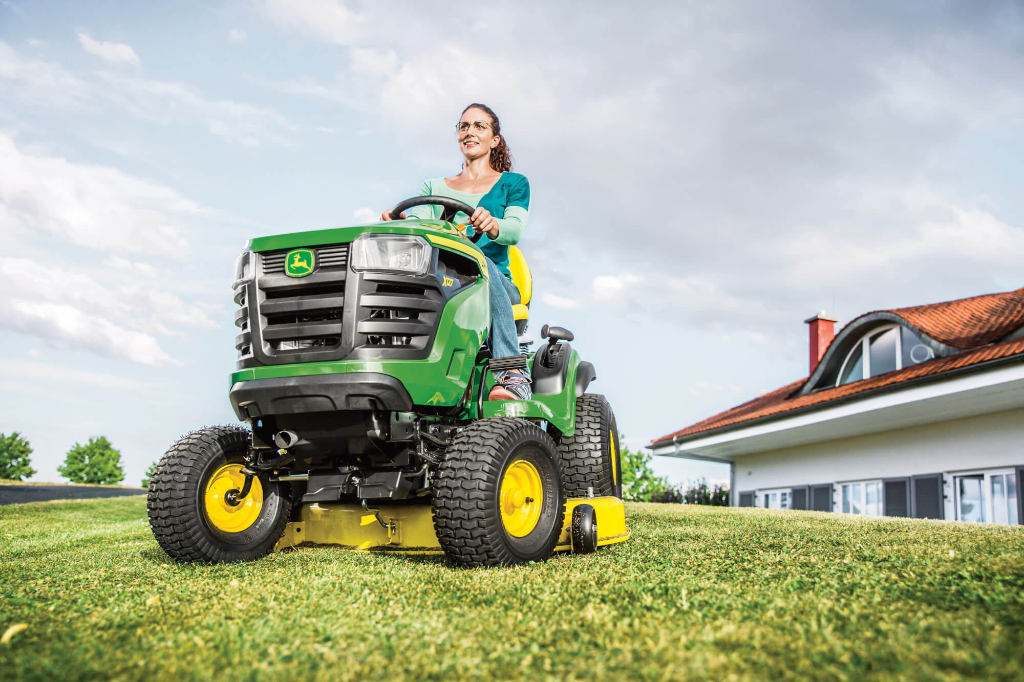 John Deere Aufsitz-Rasenmäher X127