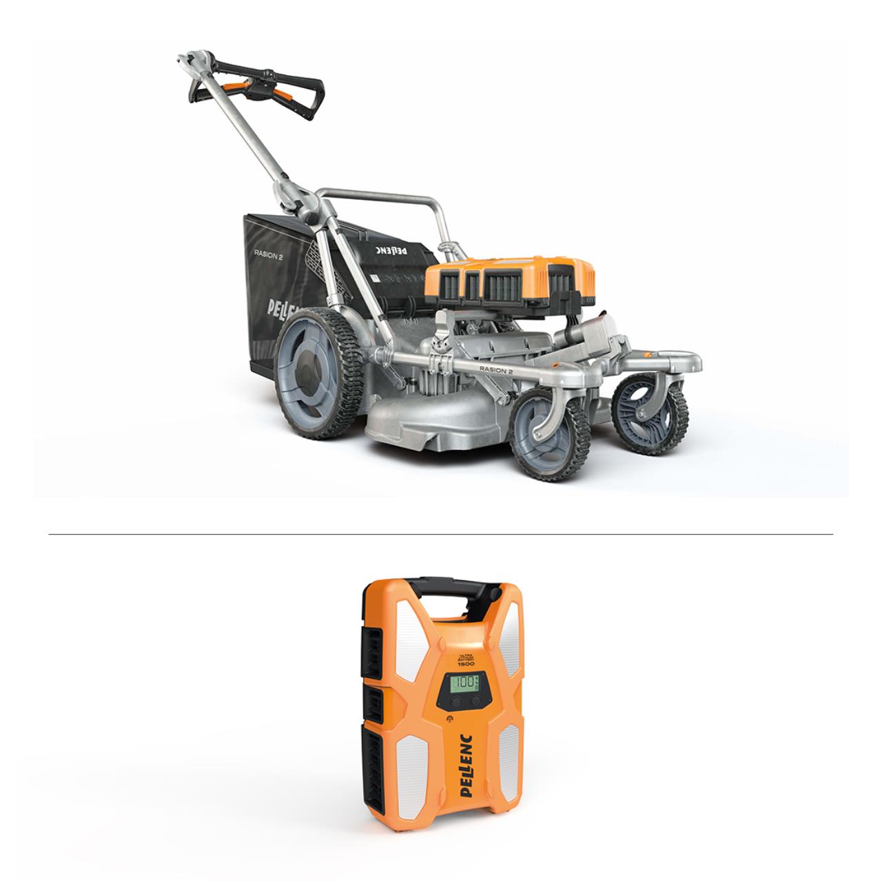 Rasenmäher RASION SMART 2 Set - inkl. Akku ULiB 1500 und Ladegerät